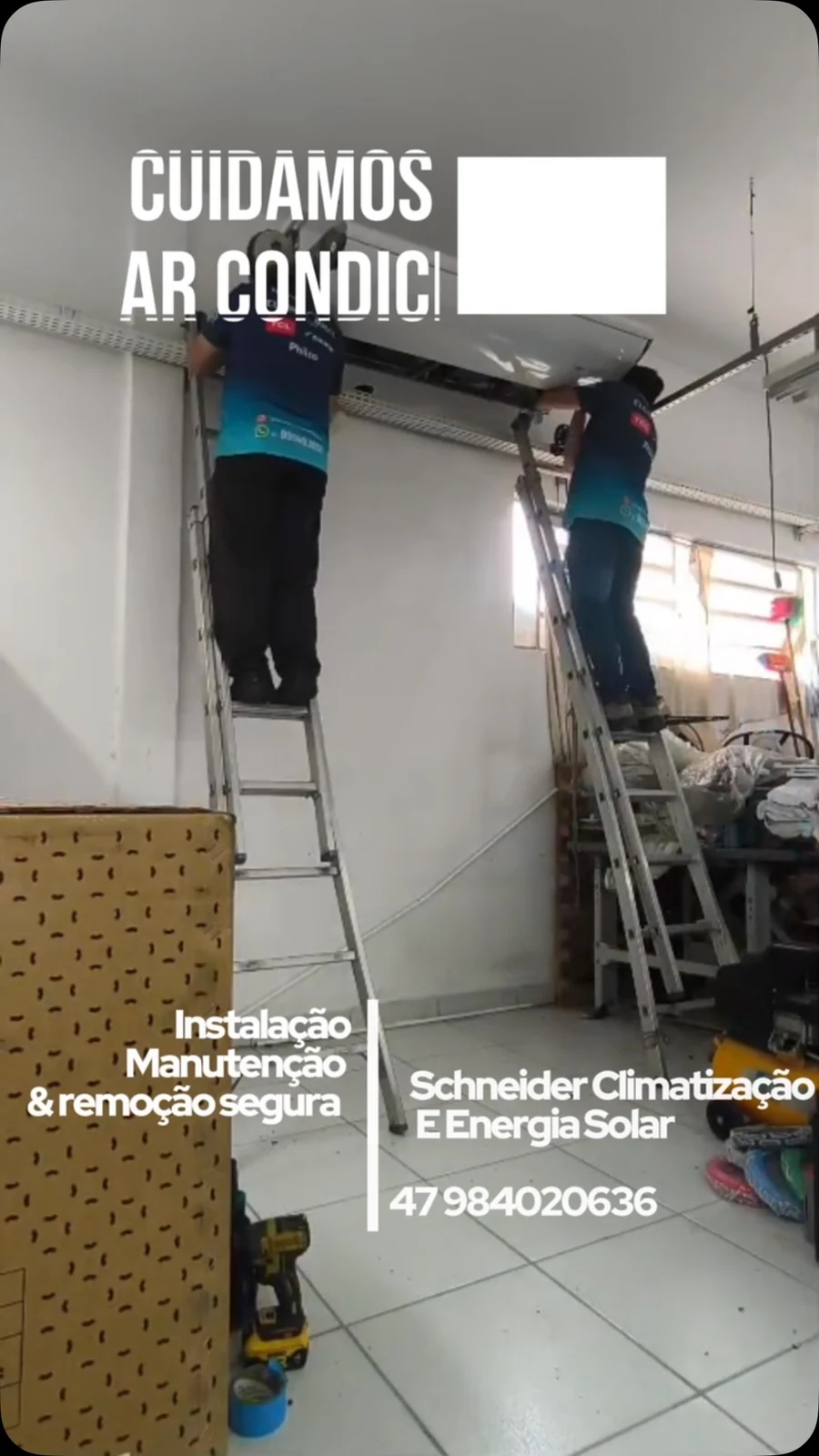 Instalação de climatização